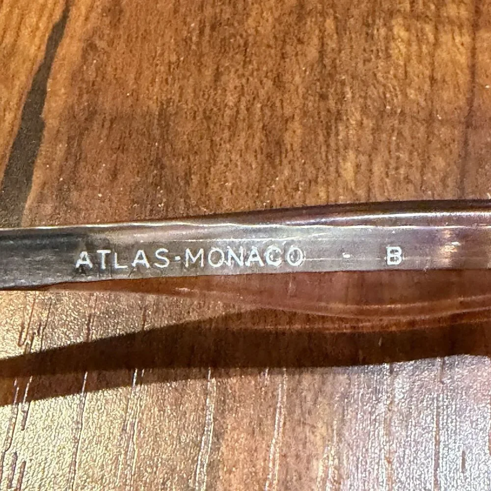 Rare Vintage Yves de Saint Claude 54-18 Brown Atlas Monaco Eyeglass Frames Only